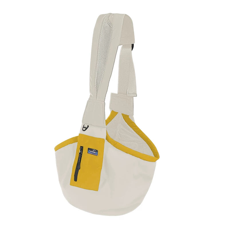 Crossbody Pet Sling Carrier with Adjustable Strap