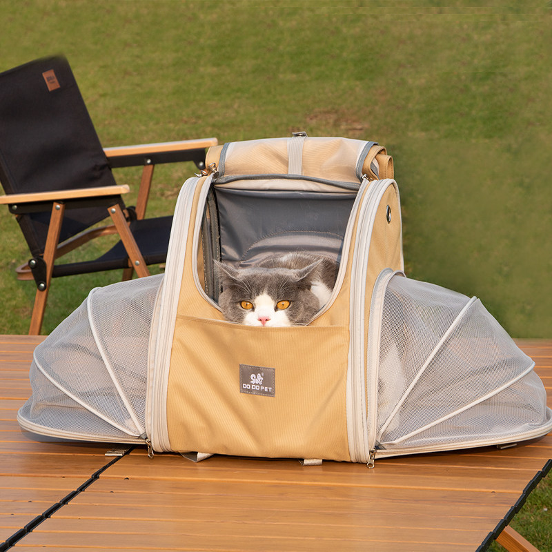 Large Expandable Cat Carrier Backpack