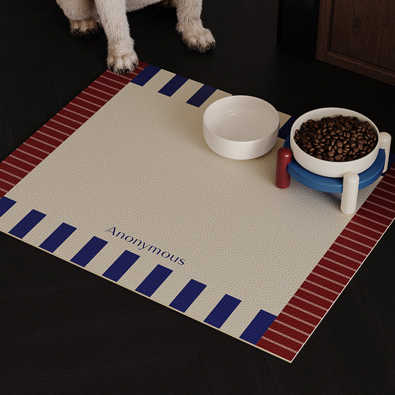 Leak-Proof Non-Slip Pet Feeding Mat Waterproof Durable