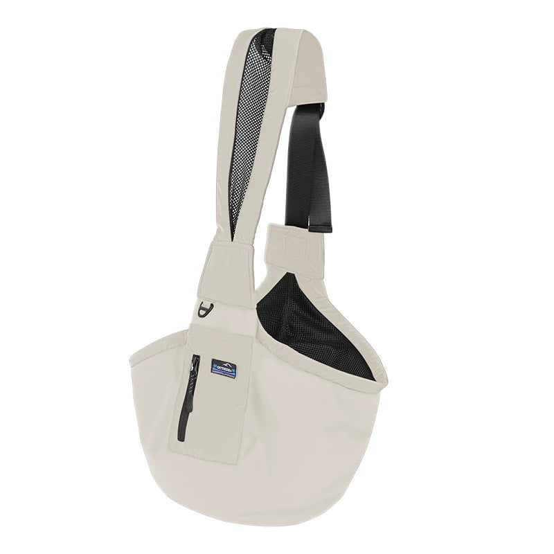 Crossbody Pet Sling Carrier with Adjustable Strap