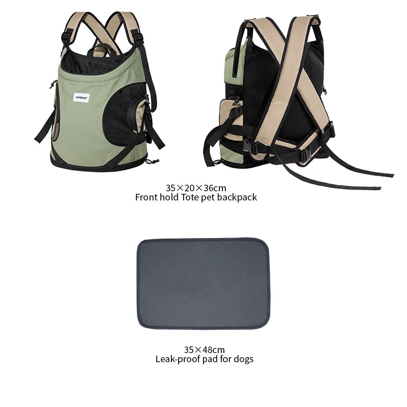 Front Cross Canvas Cat Carrier Bag – additional product view 14