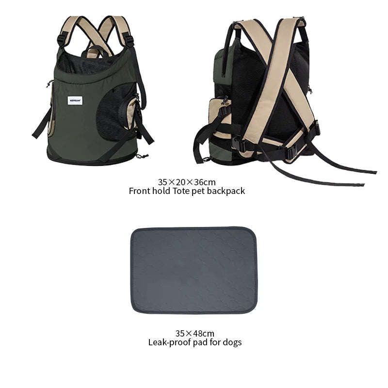 Front Cross Canvas Cat Carrier Bag – additional product view 16