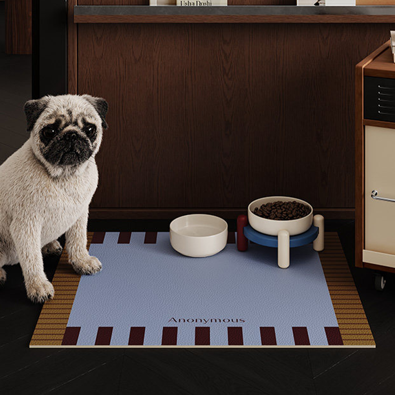 Leak-Proof Non-Slip Pet Feeding Mat Waterproof Durable