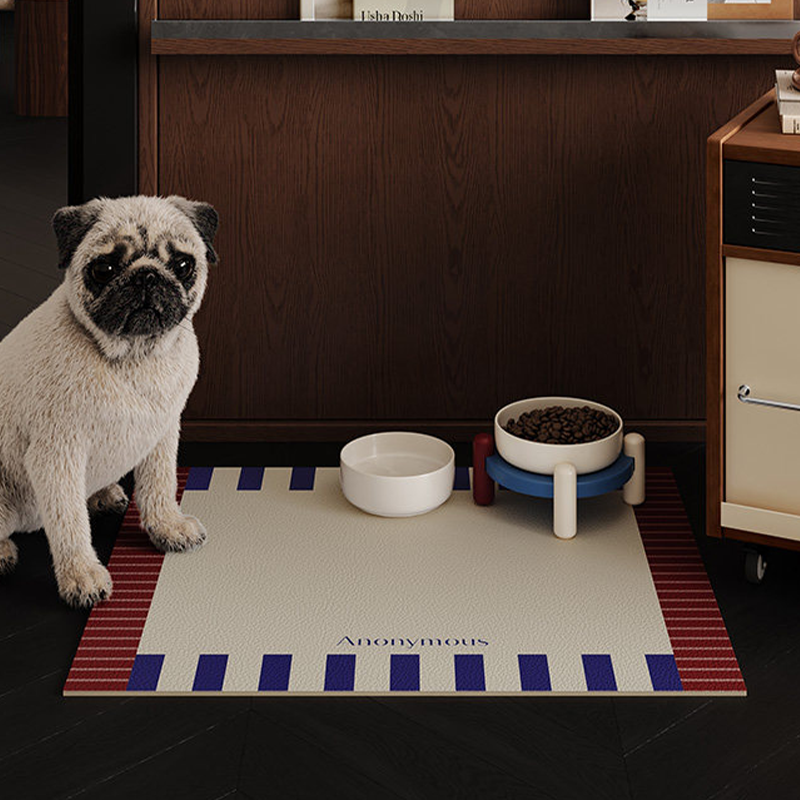 Leak-Proof Non-Slip Pet Feeding Mat Waterproof Durable