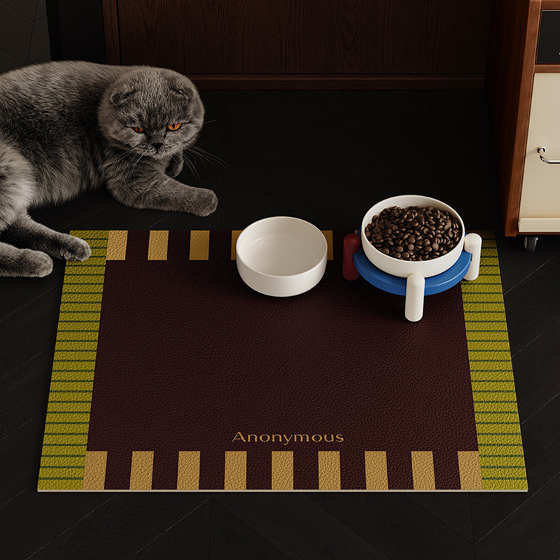 Leak-Proof Non-Slip Pet Feeding Mat Waterproof Durable