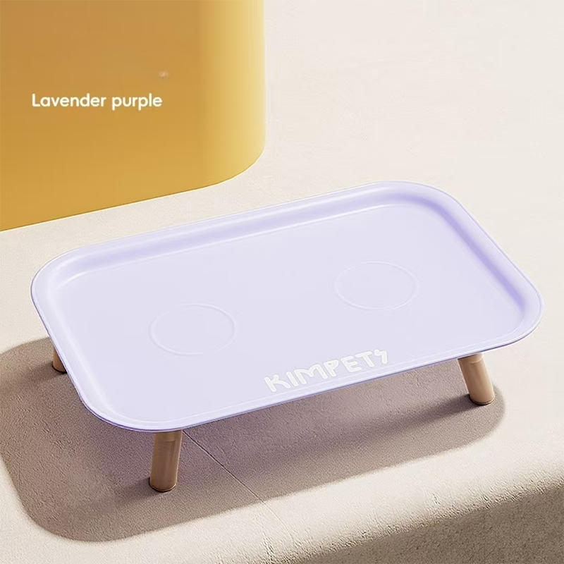Elevated Pet Feeding Stand Neck Protecting Anti Spill