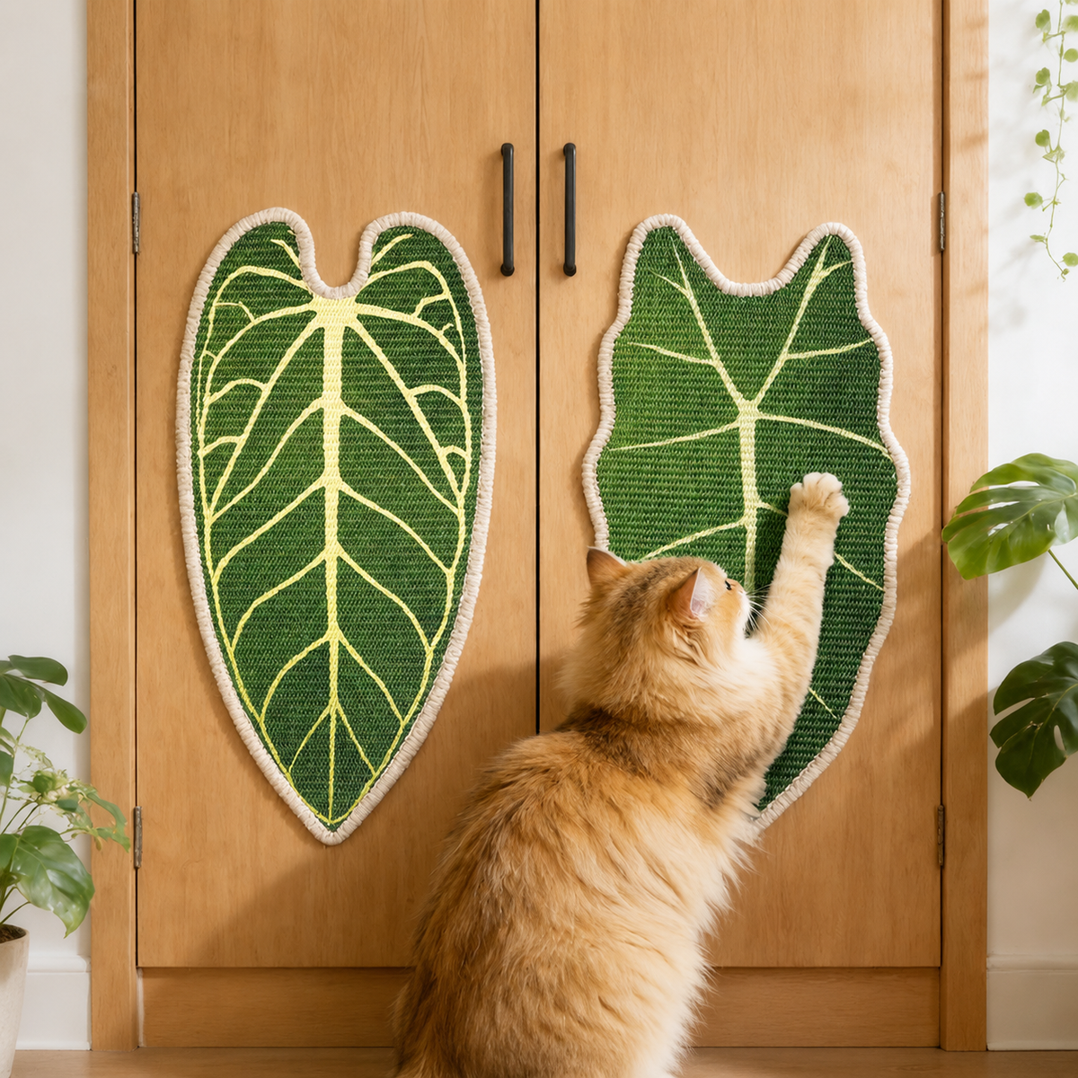 Self-Adhesive Sisal Cat Scratching Pad – Durable No-Shed Cat Scratch Mat
