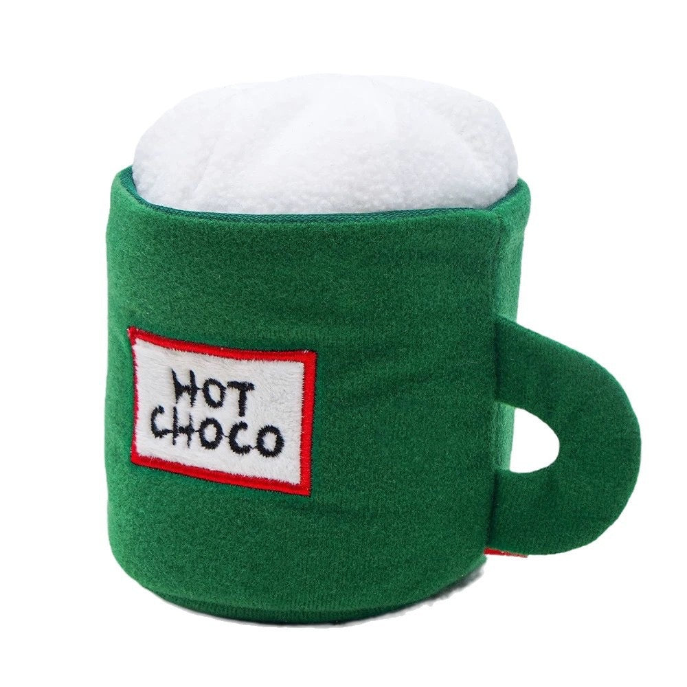 Hot Cocoa Plush Dog Toy – Soft Mug Shape with Sound