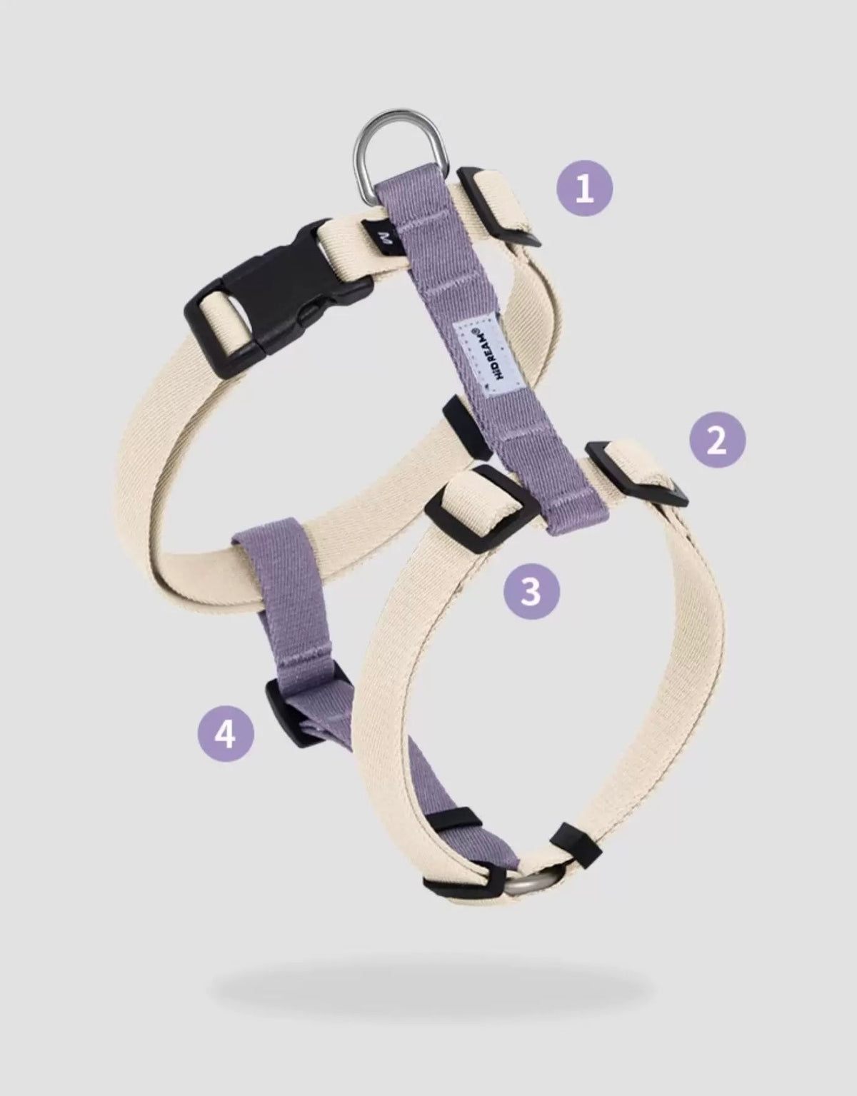 Dog Harness & Leash Set – Lightweight RPET Walking Gear