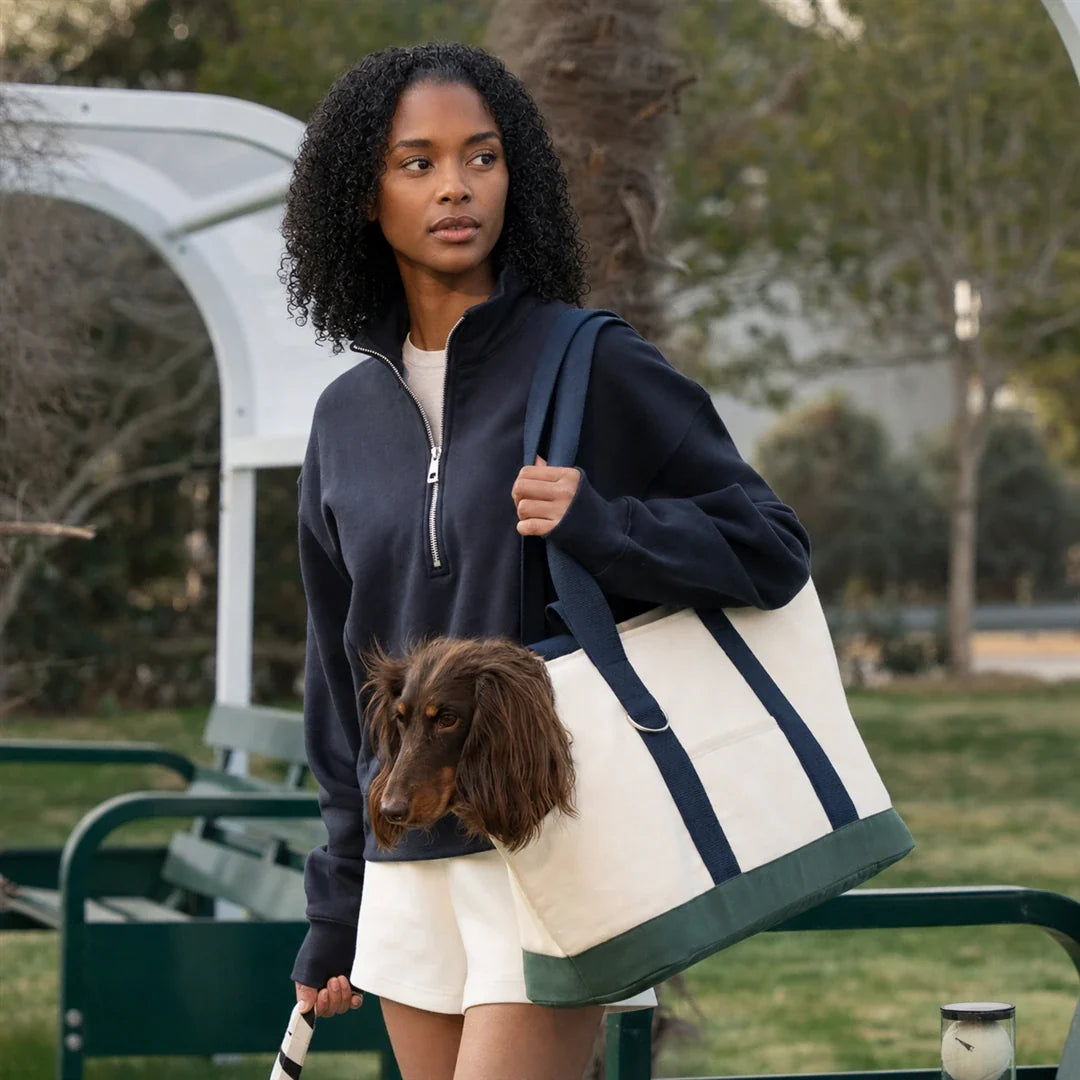 CourtPace Sporty Canvas Cat Carrier Tote – additional product view 3