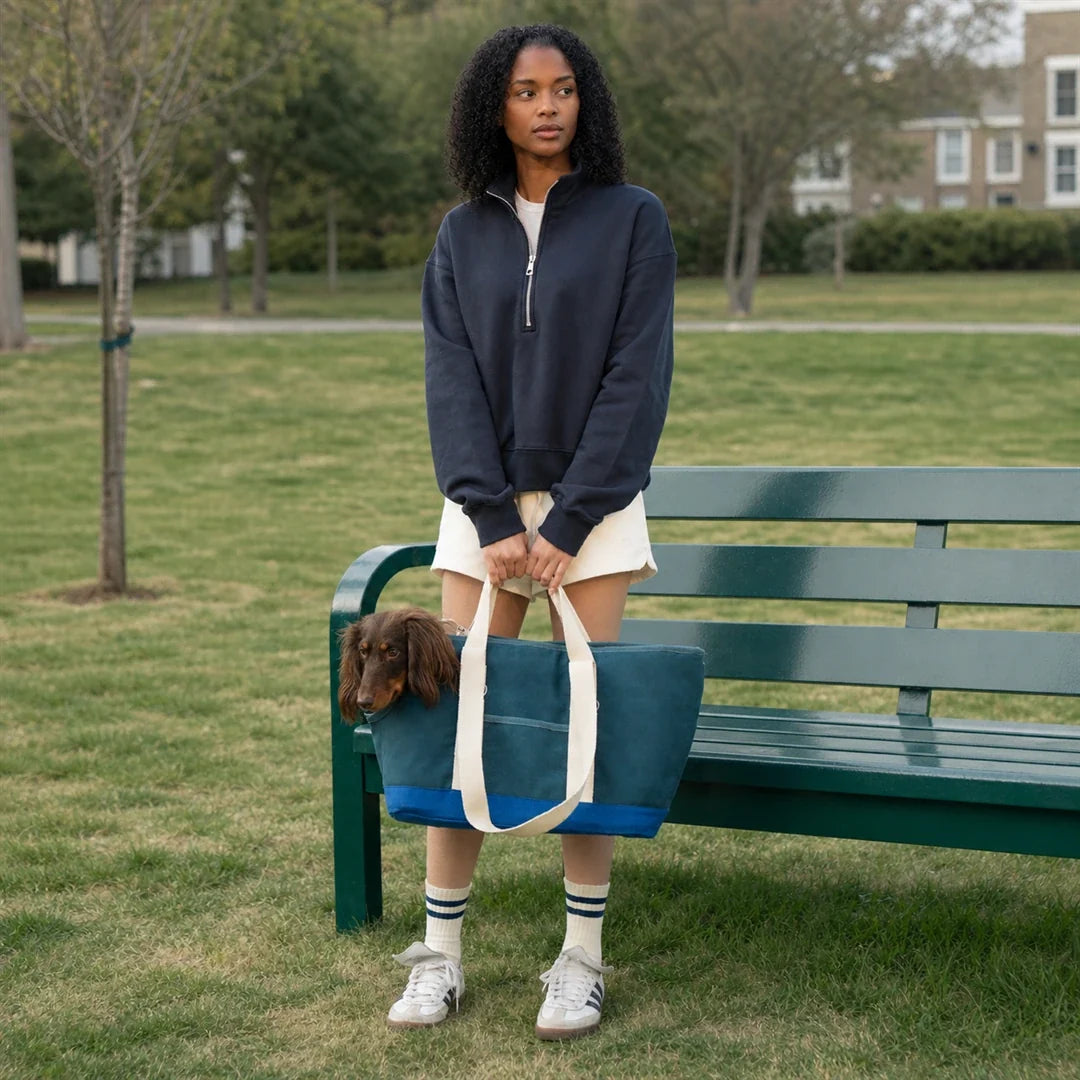 CourtPace Sporty Canvas Cat Carrier Tote – additional product view 4
