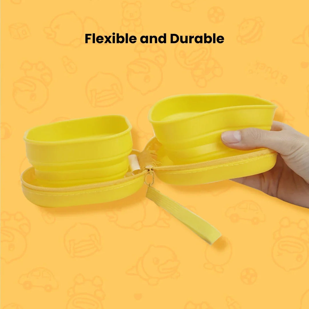 PocketRoute Collapsible Double Pet Bowl