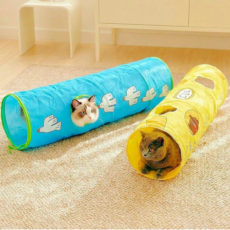 Peek-a-Play Illustrated Cat Tunnel