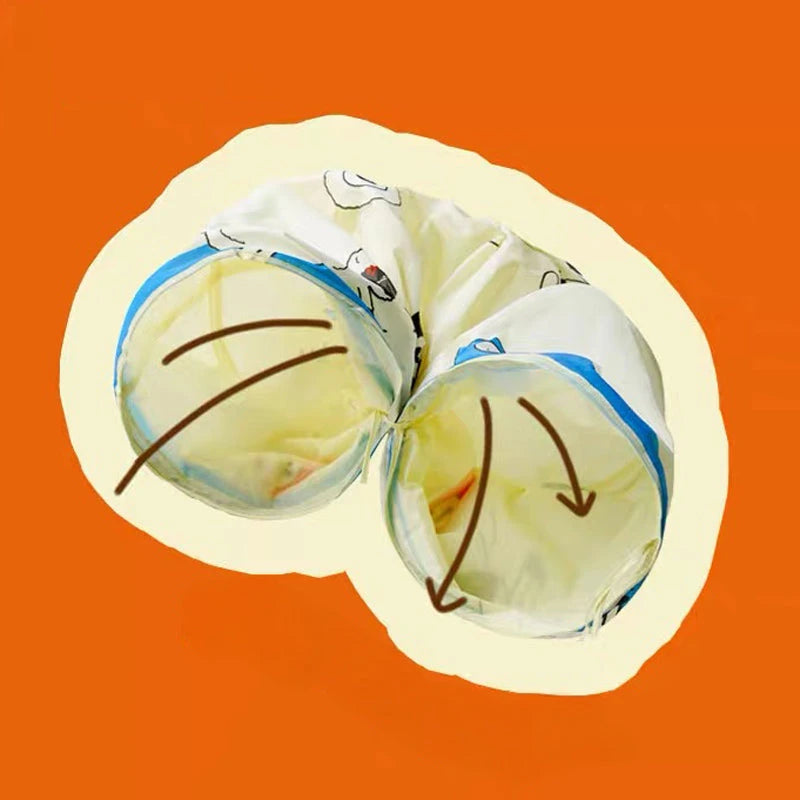 Peek-a-Play Illustrated Cat Tunnel