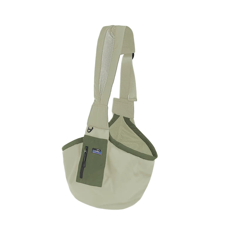Crossbody Pet Sling Carrier with Adjustable Strap
