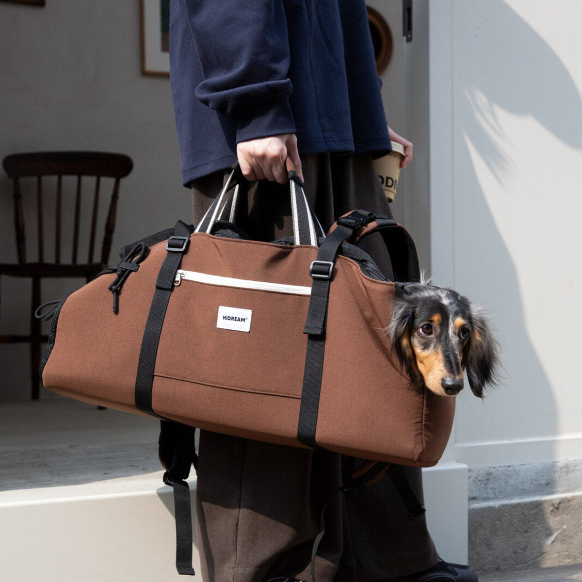 Baguette Long-Body Dachshund Carrier Backpack – additional product view 9