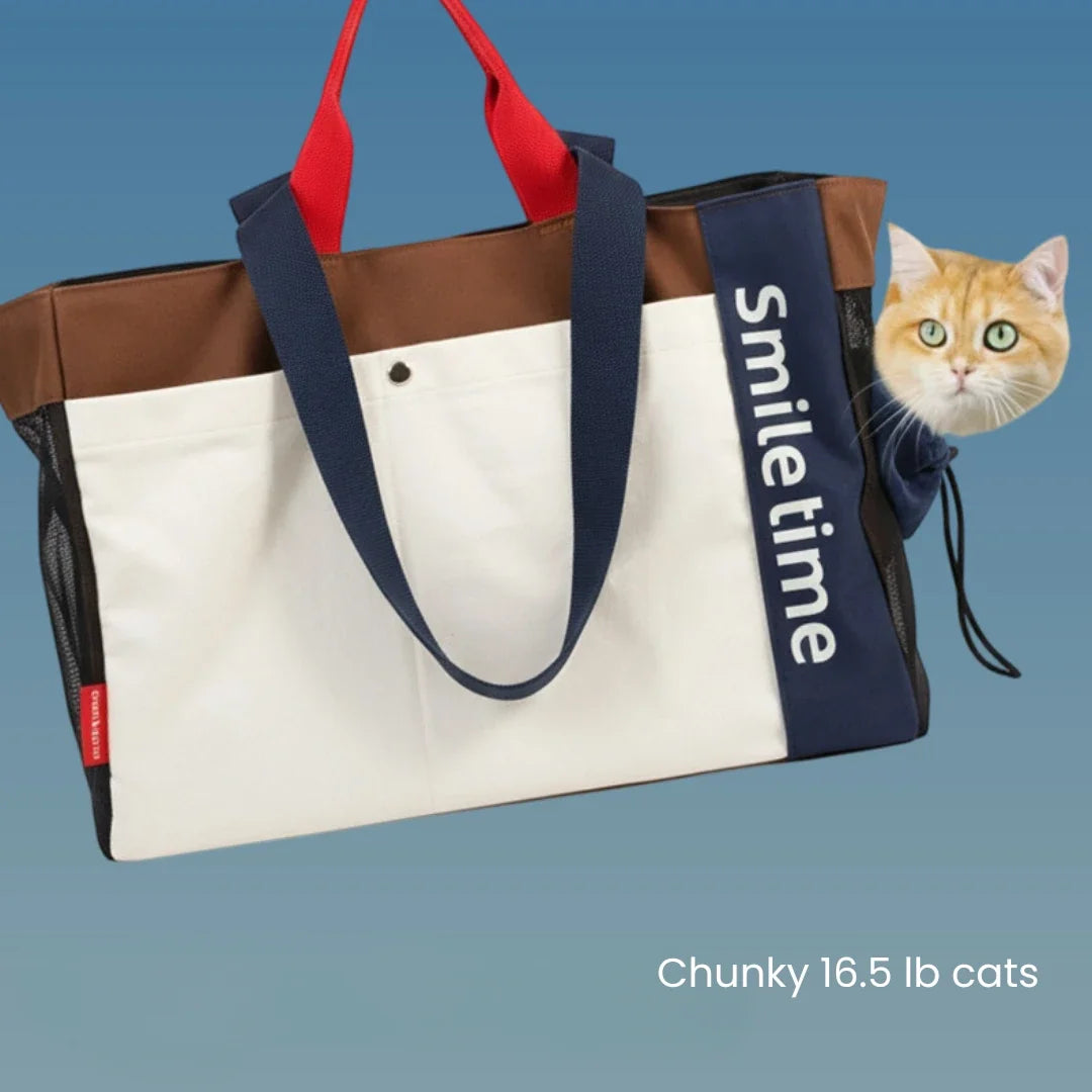 ChromaGrid Lightweight Canvas Cat Carrier Tote – additional product view 7