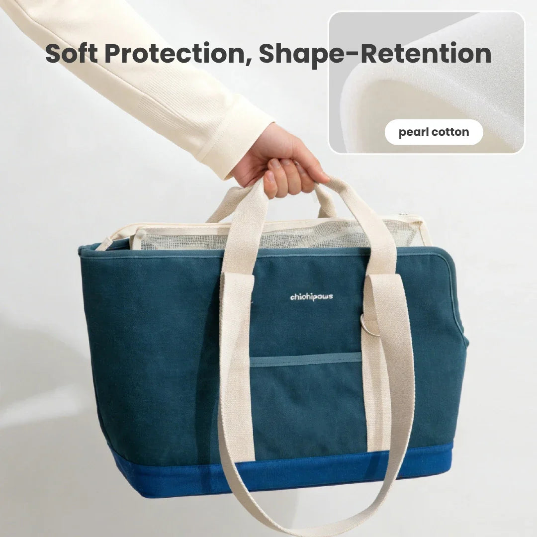 CourtPace Sporty Canvas Cat Carrier Tote – additional product view 5