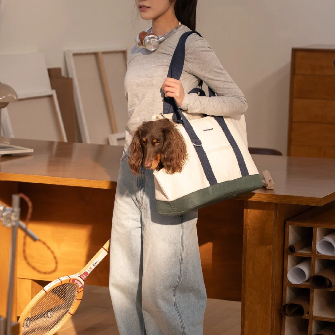CourtPace Sporty Canvas Cat Carrier Tote – additional product view 20