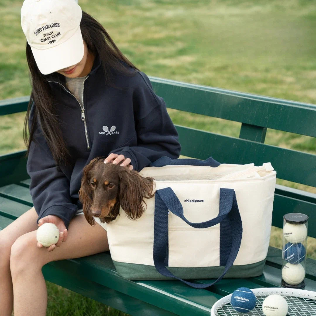 CourtPace Sporty Canvas Cat Carrier Tote – additional product view 11