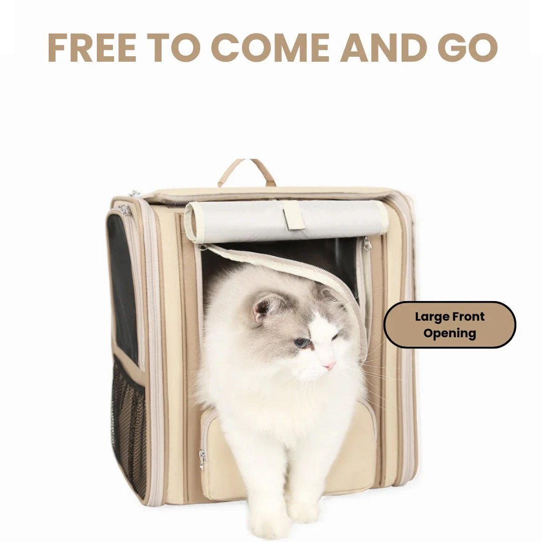 VistaCabin Structured Cat Carrier Backpack – additional product view 9