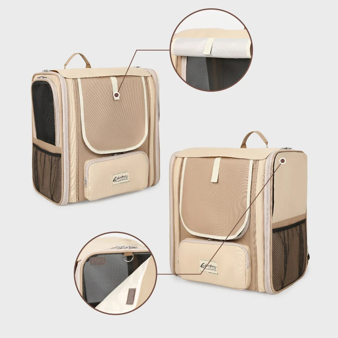 VistaCabin Structured Cat Carrier Backpack – additional product view 14