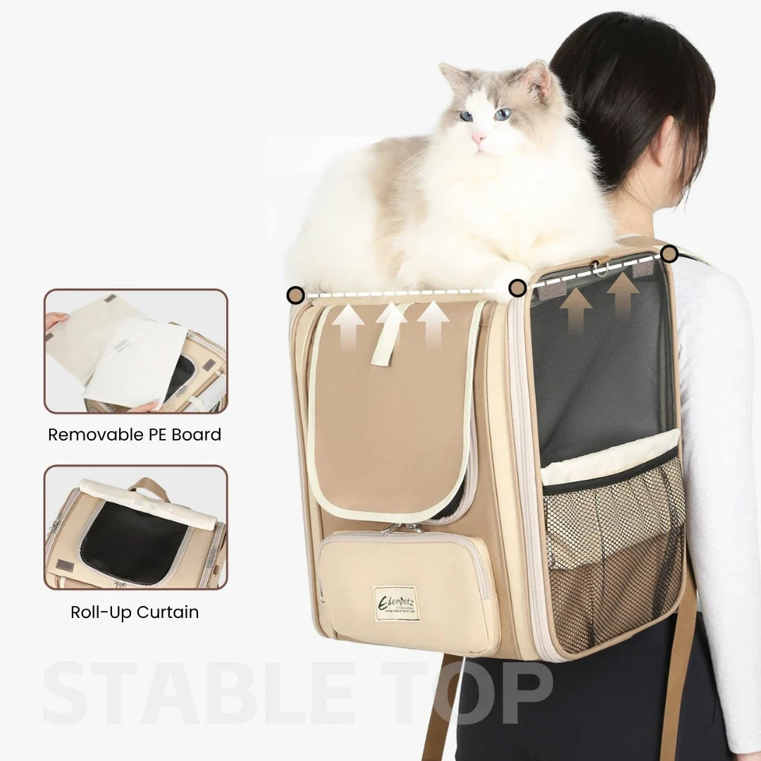VistaCabin Structured Cat Carrier Backpack – additional product view 12