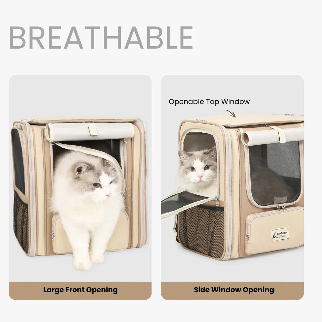 VistaCabin Structured Cat Carrier Backpack – additional product view 7