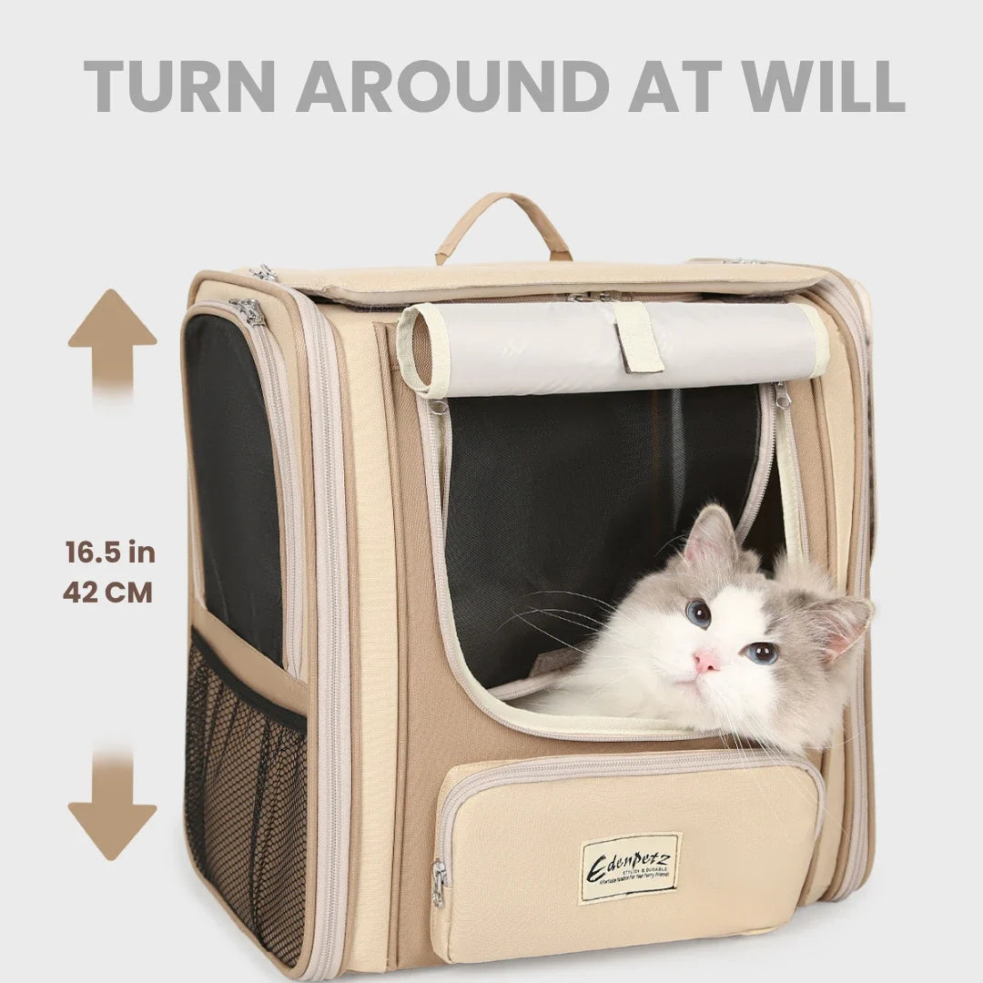 VistaCabin Structured Cat Carrier Backpack – additional product view 8