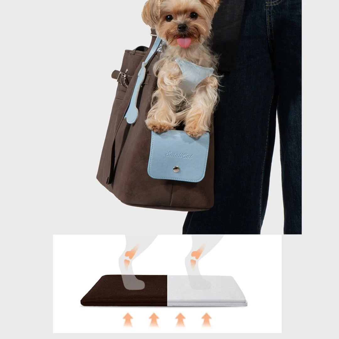 LoomWeave Suede Cat Carrier Tote – additional product view 6