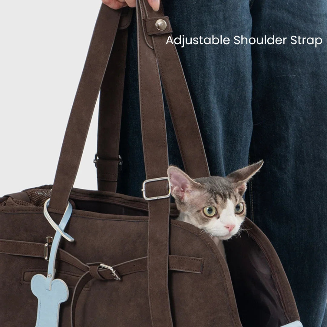 LoomWeave Suede Cat Carrier Tote – additional product view 9