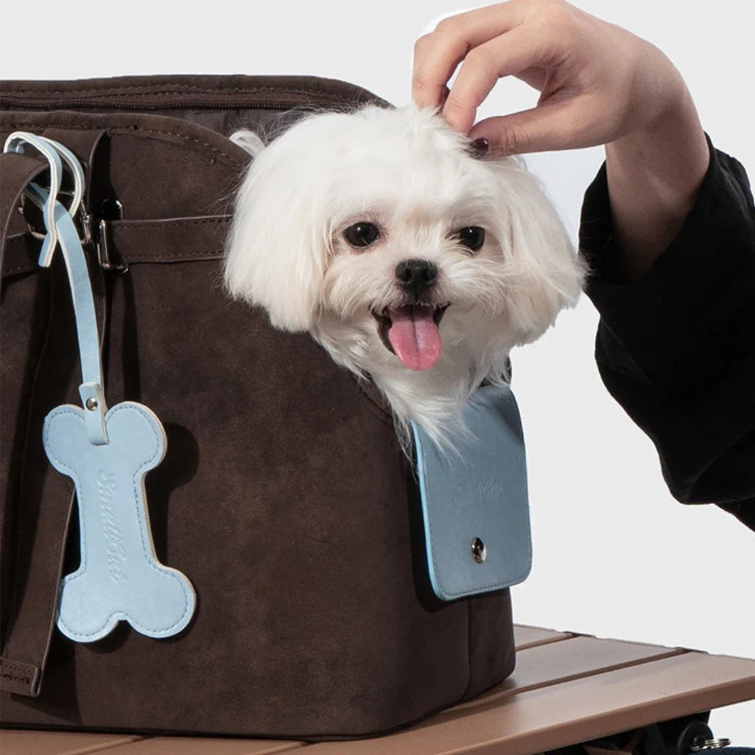 LoomWeave Suede Cat Carrier Tote – additional product view 4
