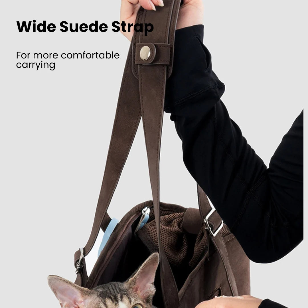 LoomWeave Suede Cat Carrier Tote – additional product view 8